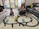 妙贝乐仿真复古蒸汽电动火车合金高铁轨道遥控模型儿童玩具男孩生日礼物 实拍图