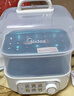 美的（Midea）煮蛋器蒸蛋器 双层家用迷你小蒸锅 早餐 鸡蛋羹自动断电防干烧便携式家用MZ-ZDE2015 实拍图