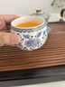 不拙青花描金羊脂玉主人杯个人专用泡茶单杯白瓷陶瓷功夫茶客人杯子 实拍图