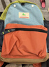 SHUKIKU儿童书包幼儿园背包防丢户外旅游防泼水超轻双肩包橙红S+码 实拍图