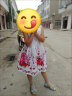 迪士尼（Disney）女童夏装连衣裙公主裙棉质洋气新款儿童裙夏季小女孩裙子 富贵花开（纯棉活性印花） 130cm（身高120-130厘米） 晒单实拍图