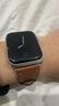 MSSM适用苹果手表表带apple watch爱马仕款Swift小牛皮真皮iwatch表带ultra3/S11/S10/9/8/se3/2浅棕色 实拍图
