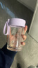 富光清然玻璃杯 高硼硅玻璃水杯子 女生便携牛奶咖啡高颜值茶杯330ml 实拍图