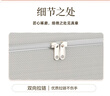 登比布艺收纳箱衣服棉被整理箱玩具衣物储物箱百纳箱 烟灰色66L2只装 实拍图
