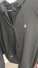 花花公子（PLAYBOY）套装男长袖卫衣春秋季连帽外套三件套商务休闲百搭运动舒适透气 黑灰色（常规款） 3XL (150斤-170斤) 实拍图