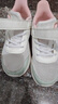 361°儿童运动鞋男女童跑鞋春夏大网孔透气魔术贴跑鞋防滑软底跑步鞋 【四季密网】361度白/银色 36 实拍图
