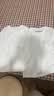 布先生春夏季短袖T恤男士纯棉小白T纯色内搭打底衫 白色 S(165) 实拍图