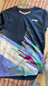 李宁羽毛球服男女排汗吸湿速干凉爽运动比赛套装T恤羽毛球短袖短裤 AATT021 深航舰蓝-1 XL 实拍图