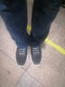 足力健老人鞋中老年轻便休闲散步鞋2431380J 男 黑色 42 实拍图