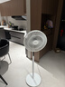 美的（Midea）【飓风节能】七叶柔风立式电风扇/家用轻音落地扇/台式小型风扇/大风力遥控定时摇头风扇 SAH35BSJ 实拍图