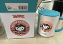 THERMOS保温杯马克咖啡杯440ml带盖茶杯男女情侣水杯 TCDG-451 WH（PM） 实拍图