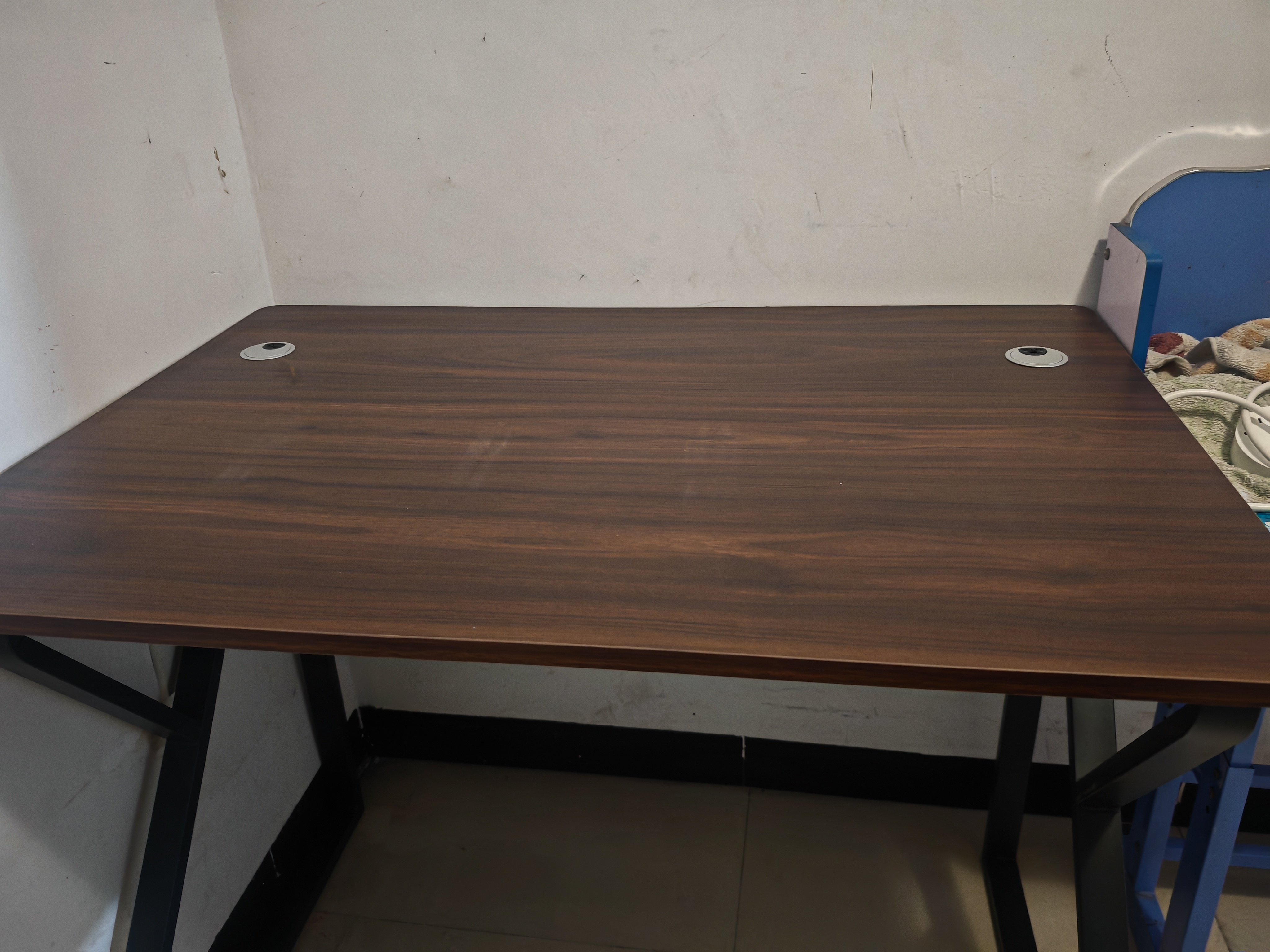 全品屋实木电脑桌台式双人书桌办公桌子工作台学生电竞桌家用游戏桌100 实拍图