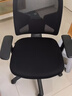得力（deli）Surfer系列 人体工学电脑椅办公椅 2D头枕+固定扶手+3D腰靠 黑  实拍图