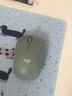 罗技（Logitech）M221 轻音鼠标 无线鼠标 办公鼠标 对称鼠标 带无线微型接收器 薄荷绿 实拍图