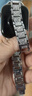 臣颂（CHENSONG）2026新款满天星 适用华为watch fit3/fit4/4Pro手表表带 满钻款腕带高级感女生金属表链 银色 实拍图