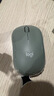 罗技（Logitech）M221 轻音鼠标 无线鼠标 办公鼠标 对称鼠标 带无线微型接收器 薄荷绿 实拍图