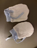 爱贝迪拉（AIBEDILA）防吃手手套婴儿手套防抓脸新生儿手套防抓脸神器宝宝戒吃手套 夏季透气【蓝+粉】【2双装】 实拍图