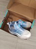 李宁热男童鞋子春秋季透气运动鞋学生跑步鞋网面气垫减震增高鞋子 天蓝 39 实拍图