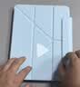 亿色适用ipad pro11保护套可拆卸2021款苹果平板电脑11英寸可旋转保护壳便携防摔智能休眠壳天蓝色 实拍图