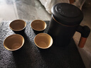 京东京造  旅行茶具套装 描金润玉快客杯户外便携茶具整套 一壶四杯 实拍图