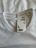 京东京造50支液氨抗皱男士t恤男短袖男款纯棉打底衫内搭春季衣服 白色 L 实拍图