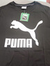 彪马（PUMA）休闲黑色短袖T恤男女情侣款夏季印花运动上衣 532279 黑色-01 L (180/100A) 实拍图