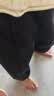 巴拉巴拉儿童加绒长裤男女童春季红色新年拜年服宽松束脚保暖裤 实拍图
