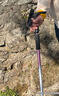 神火（SupFire）登山杖女士超轻户外爬山徒步可伸缩式非折叠儿童老人手拐杖棍装备 实拍图