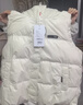鸭鸭（YAYA）羽绒马甲女外穿秋冬新款情侣男女同款连帽马夹背心羽绒服外套 米白色 XL /175(建议130-145斤) 实拍图