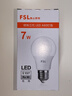 佛山照明LED灯泡节能灯大螺口球泡7W黄光3000K5只装 实拍图