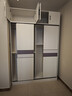 白浅【免费安装】衣柜卧室储物柜子移门衣橱简易推拉门大衣柜 【三门】1.6米主柜+顶柜 实拍图