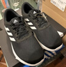 adidas CORERACER随心畅跑网面休闲跑步鞋男子阿迪达斯官方轻运动   黑/白 FX3581   40 实拍图