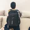 letopo乐同书包 6年级初中高中大学生成人书包护脊书包减压牛顿大童青黑 实拍图