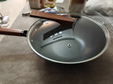 三禾炒锅不粘锅0涂层铁锅炒菜锅炒锅不锈燃气专用黑色圆底京东限定 实拍图