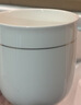 陶相惠 茶杯骨瓷办公杯会议杯陶瓷盖杯开会杯子商务办公水杯带盖10只装 实拍图