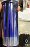 爱好（AIHAO）【开学必备】按动可擦笔芯0.5mm热可擦中性笔替芯蓝黑子弹头热敏擦笔芯晶蓝色30支 DZ2400 实拍图