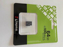 金士顿（Kingston）64GB TF（MicroSD） 存储卡 U1 A1 V10 内存卡 读速100MB/s 适配无人机/运动相机/switch/监控 实拍图
