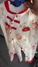 优奇婴儿衣服连体衣新生儿满月白天哈衣宝宝周岁春秋纯棉衣服外出 实拍图