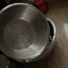 美厨（MAXCOOK）304不锈钢盆筛2件套 30cm加厚大号洗菜盆 米筛味斗套装MCWA1167 实拍图