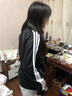 阿迪达斯（adidas）外套男女春季跑步运动立领拉链夹克外套运动服 黑/白 M 实拍图