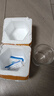 二两白酒杯描金带刻度家用高档酒具2两杯套装钢化玻璃杯啤酒杯子 2两刻度白酒杯(1只装) 实拍图
