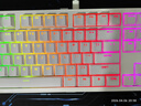GANSS 3104TPro/3087TPro/3108TPro客制化机械键盘104键高斯三模RGB无线键盘蓝牙有线插拔办公游戏键盘 3104TPro白色【GASKET结构】三模RGB KTT静音红轴 实拍图