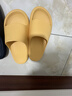 朴西香蕉船凉拖鞋女士浴室不易滑居家室内四季情侣拖鞋男 黄色 39-40 实拍图