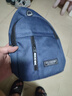 胸包男新款时尚休闲斜挎包户外运动骑行手机包外出旅行百搭单肩包 蓝色 实拍图