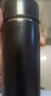 炊大皇保温杯 316L医用级不锈钢茶水分离商务便携智能保温杯 黑色 490ml 实拍图