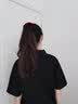 佐萨伦 夏季短袖工作服t恤定制男女翻领polo衫印字企业工装车间工厂厂服 藏蓝（单线条1878） 2XL 实拍图