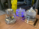友家铺子（Biooner）全自动上水电热水壶 茶台烧水壶电茶壶家用办公茶桌茶具嵌入式一体电茶炉套装 1L （37*20cm）手柄双加水三件套 实拍图