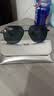 海澜之家（HLA）偏光太阳镜 时尚飞行员墨镜男防紫外线开车专用眼镜女 蓝框水银片 实拍图