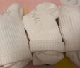 京东京造儿童春夏男童女童袜子中小学棉袜校园四季白袜5双18-20cm 实拍图