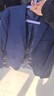 罗蒙西服套装男士修身职业正装西装套装商务伴郎服新郎服结婚礼服男装 实拍图